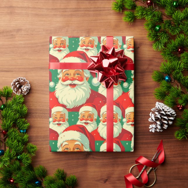 Papier Cadeau Père Noël (Cadeau de vacances)