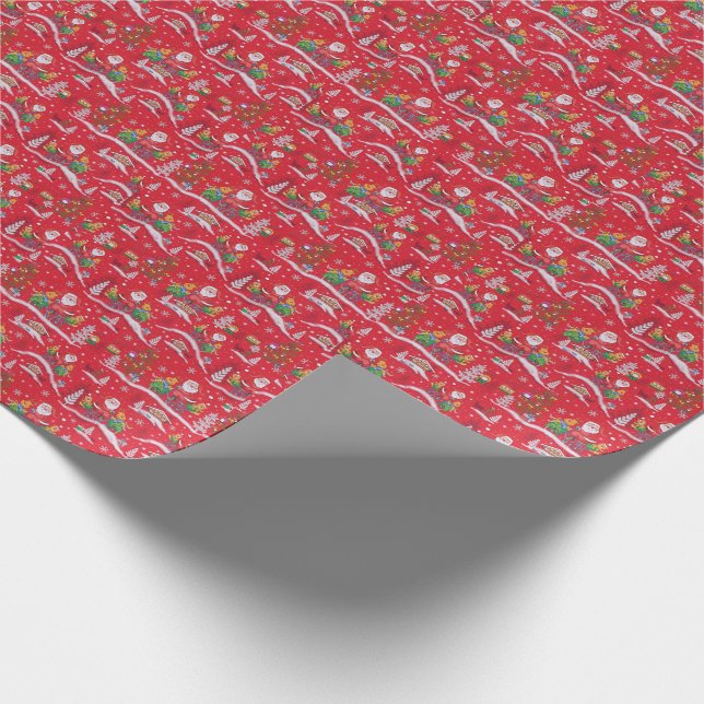Papier Cadeau Père Noël (Coin)