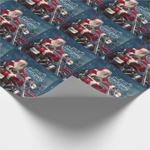 Papier Cadeau Père Noël à la veille d'un joyeux Noël