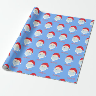 Papier Cadeau Père Noël au masque Noël 2020