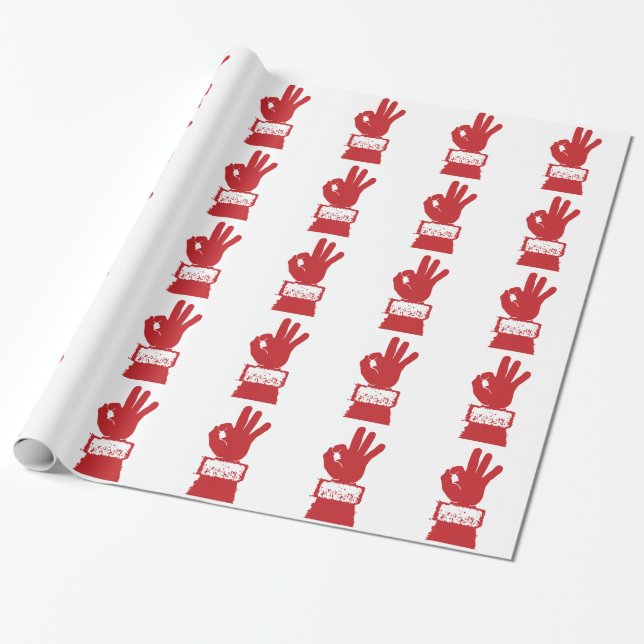 Papier Cadeau père Noël correct (Déroulé)