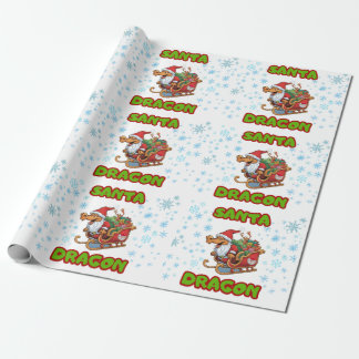 Papier Cadeau Père Noël Dragon Wrap