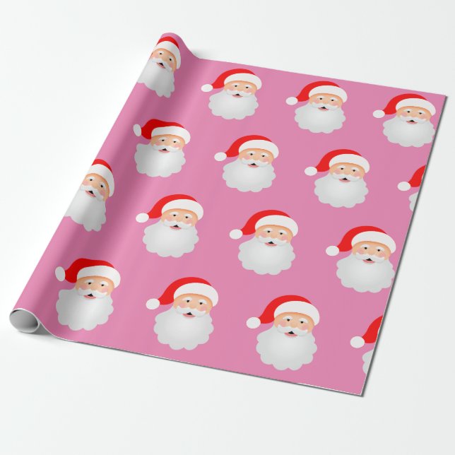 Papier Cadeau Père Noël drôle Joyeux Noël (Déroulé)