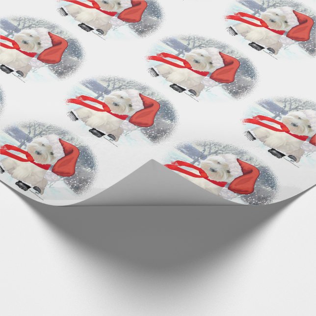 Papier Cadeau Père Noël en bottes (Coin)