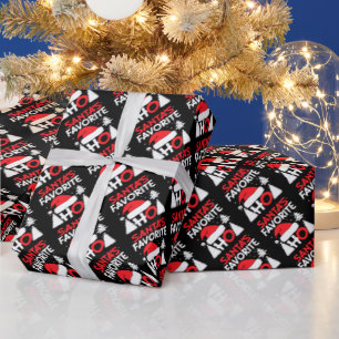 Papier Cadeau Père Noël - Ho favori