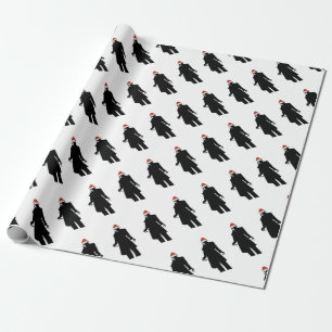 Papier Cadeau père Noël nosferatu