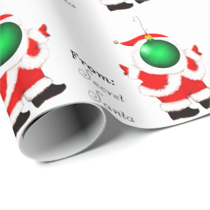 Papier Cadeau Père Noël Secret