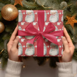 Papier Cadeau Père Noël vintage<br><div class="desc">Enveloppez vos cadeaux de Noël dans l'un de nos modèles les plus populaires - le Père Noël en train de s'évanouir. Ne vous contentez pas d'images floues et à basse résolution. Nous sommes croustillants et magnifiques.</div>