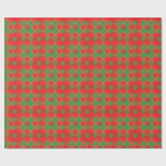 Papier Cadeau Période de vacances de Noël festive  (Plat)