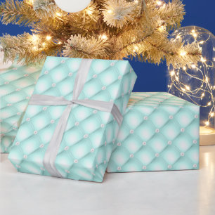Papier Cadeau Perles touffues de menthe