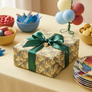 Papier Cadeau Perroquet
