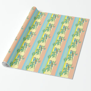 Papier Cadeau perruche
