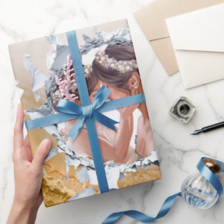 PAPIER CADEAU PERSONILIZE TEXT AND PICTURE