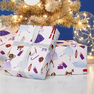 Papier Cadeau Personnages de Casse-Noisette Soldats Roi Souris J