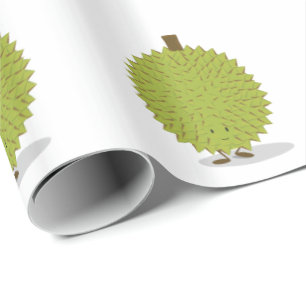 Papier Cadeau Personnages de dessin animé de fruit de durian