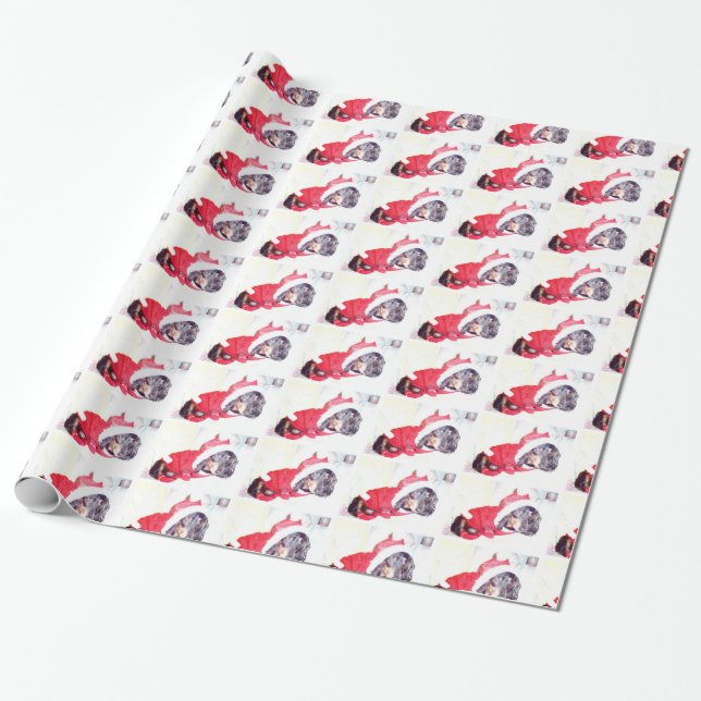 Papier cadeau personnalisable - Ajouter votre imag (Déroulé)