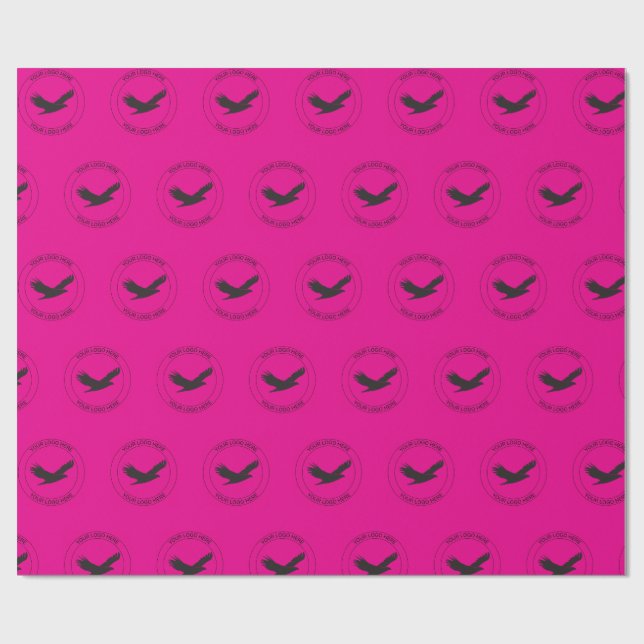 papier cadeau personnalisé avec logo pour entrepri (Plat)