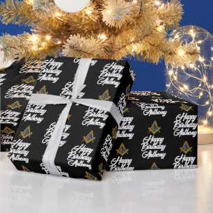 Papier cadeau personnalisé de la fête d'anniversai