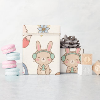 Papier Cadeau Personnalisé Noël Nom | Élégant
