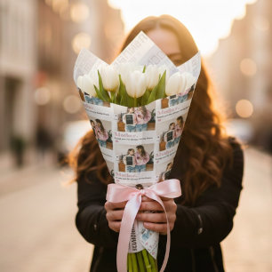 Papier cadeau personnalisé pour la fête des Mères