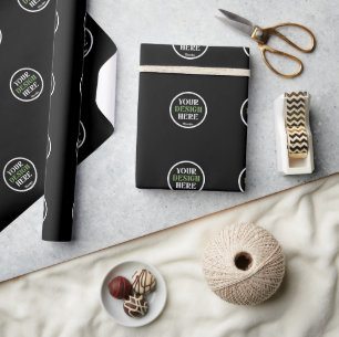 Papier Cadeau personnalisé, unique, élégant et minimaliste hersh