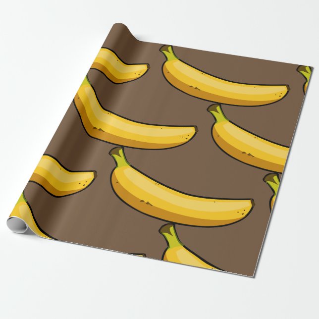 Papier Cadeau Personnaliser Banana (Déroulé)