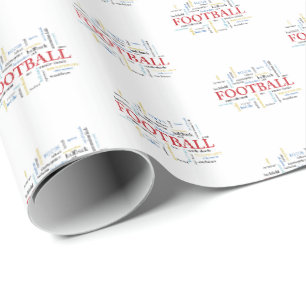 Papier Cadeau Personnaliser, Football Coach Merci en mots