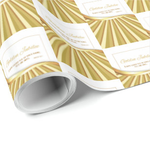 Papier Cadeau Personnaliser, Jubilé d'or de la vie religieuse