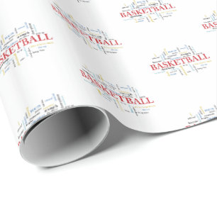 Papier Cadeau Personnaliser le Merci d'entraîneur de basket-ball