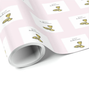 Papier Cadeau Personnalisez, Fille Spéciale, Première Communion