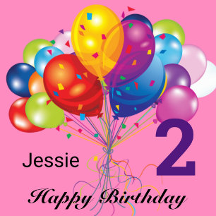 Papier Cadeau Personnalisez Joyeux Anniversaire Nom et âge de l'