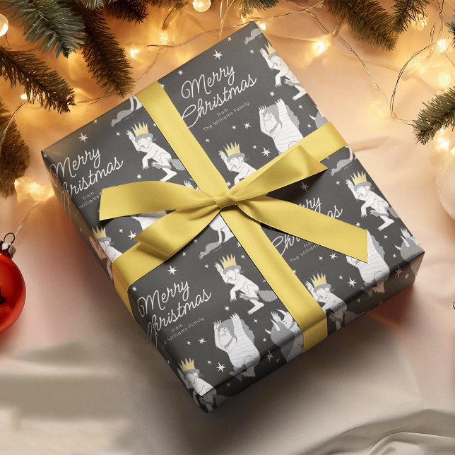 Papier Cadeau Personnalité où les choses sauvages sont Noël (Wrapped gift)