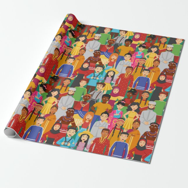 Papier Cadeau Personnes (Déroulé)