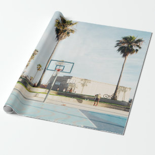 Papier Cadeau Personnes à l'extérieur du terrain de basket