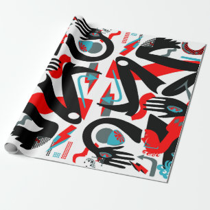 Papier Cadeau Personnes modernes