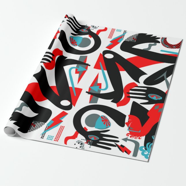 Papier Cadeau Personnes modernes (Déroulé)