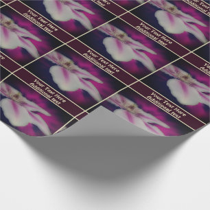 Papier Cadeau Pétales à fleurs Clematis Personnalisés