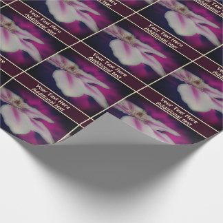 Papier Cadeau Pétales à fleurs Clematis Personnalisés
