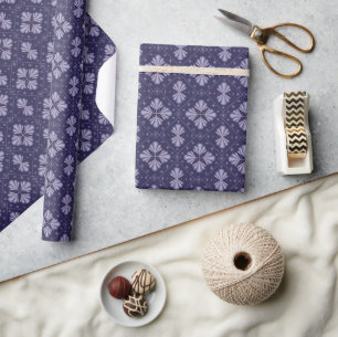 Papier Cadeau Pétales de fleurs géométriques motif répétitif abs