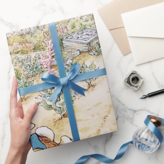 Papier Cadeau Peter le lapin dans le jardin de M. Mc Gregor (Cadeaux)