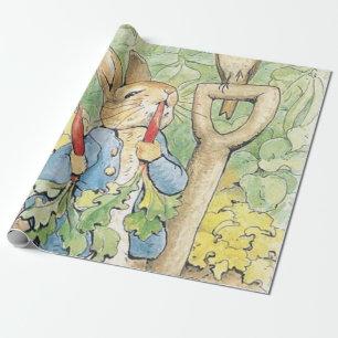 Papier Cadeau Peter Rabbit In The Garden - Beatrix Potter