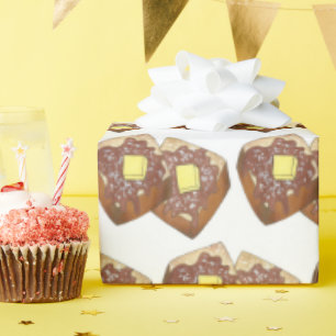 Papier Cadeau Petit déjeuner Français Beurre de pain et sirop Pe