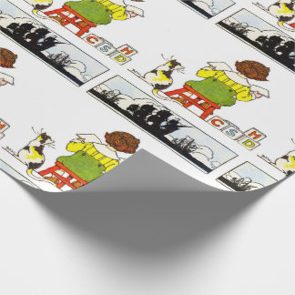 Papier Cadeau Petit garçon en lecture