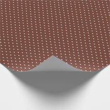 Petit motif de point brun savoureux de polka