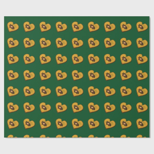 Papier Cadeau Petit ours Brown (Plat)