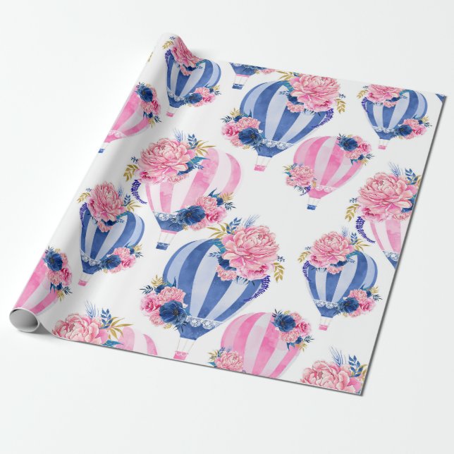 Papier Cadeau Petit pain chaud de papier d'emballage de ballon à (Déroulé)