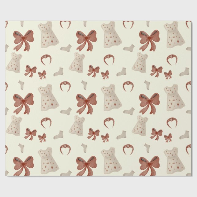Papier Cadeau Petite Dame (Plat)