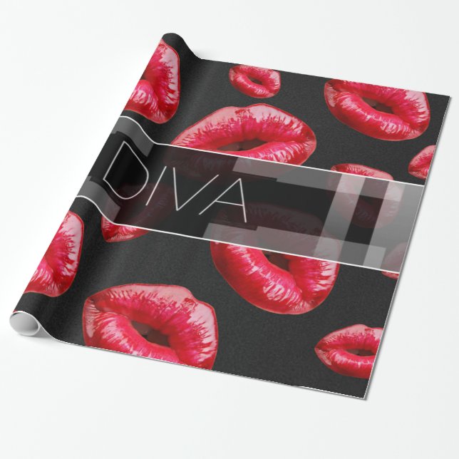 Papier Cadeau Petite diva impertinente (Déroulé)
