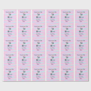 Papier Cadeau Petite entreprise cadeaux faits main de l'amour QR