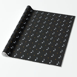 Papier Cadeau petites notes musicales